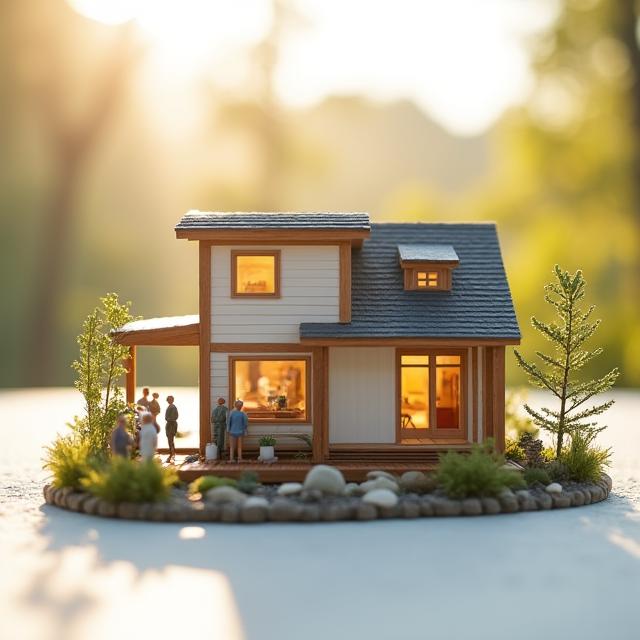 Maquette de tiny house sur-mesure